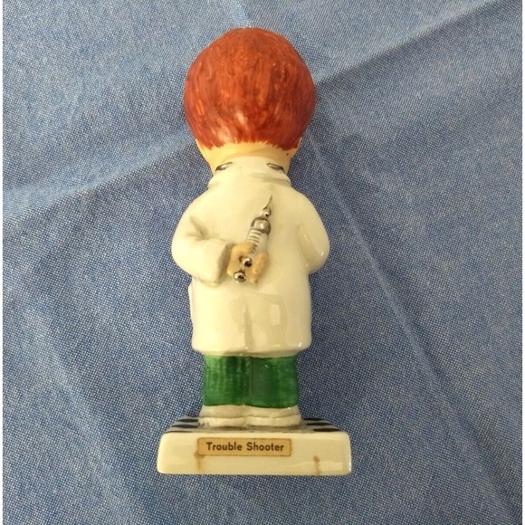 Goebel Charlot Byj‎ REDHEAD Doctor TROUBLE SHOOTER Figurine #67 TMK4 Germany VTG - Picture 12 of 15